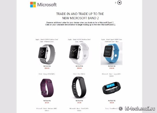 Microsoft предлагает скидку на свои смарт-браслеты в обмен за «умные» часы других производителей