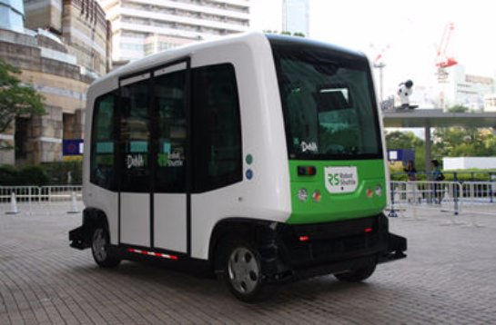 В Японии пассажиров будет возить бесплатный беспилотный автобус
